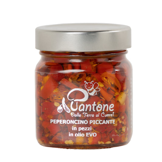 Peperoncino Piccante in Pezzi Sott'Olio