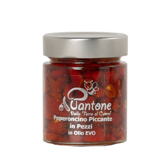 Peperoncino Piccante in Pezzi Sott'Olio